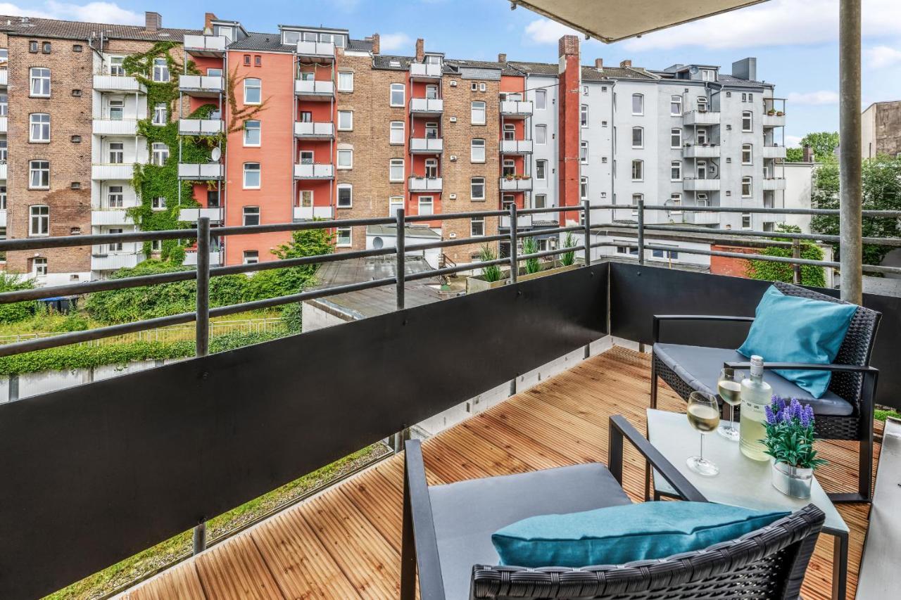 Cityoase Im Zentrum Mit 24-7 Self Check-In, Wlan & Smart Tv Kiel Dış mekan fotoğraf