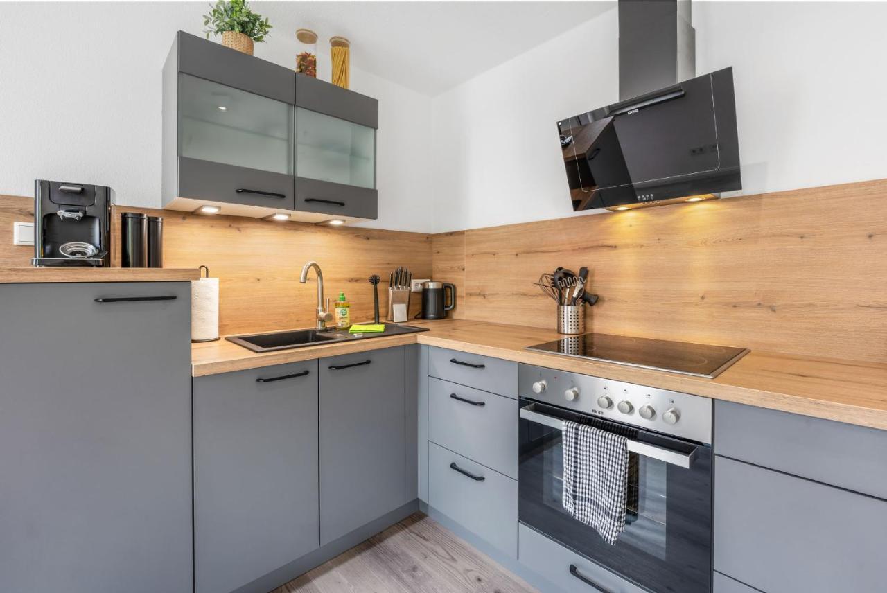 Cityoase Im Zentrum Mit 24-7 Self Check-In, Wlan & Smart Tv Kiel Dış mekan fotoğraf